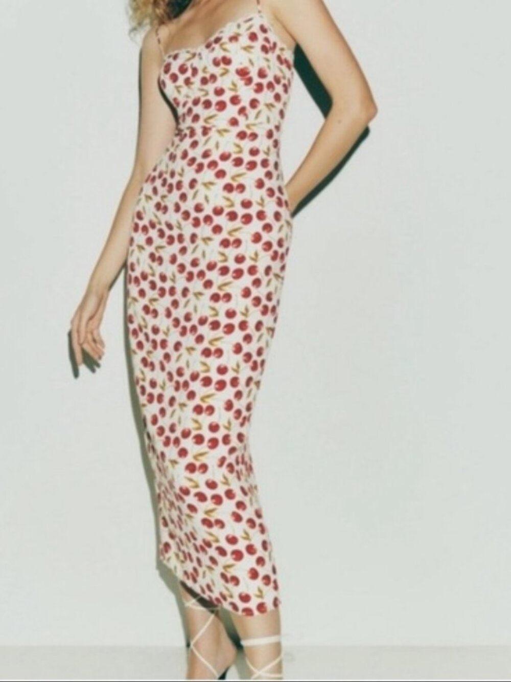 NWT Reformation Pennington Cherry Dress 2 - Picture 3 of 4